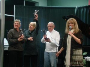Lucci, Barbara, Mosie, and Sherry.