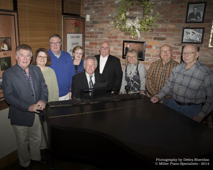 kick off dinner for elton with Miller piano specialists and pianist, kent goodson