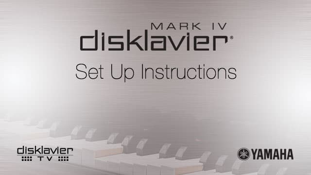 You'll find Disklavier resources here.