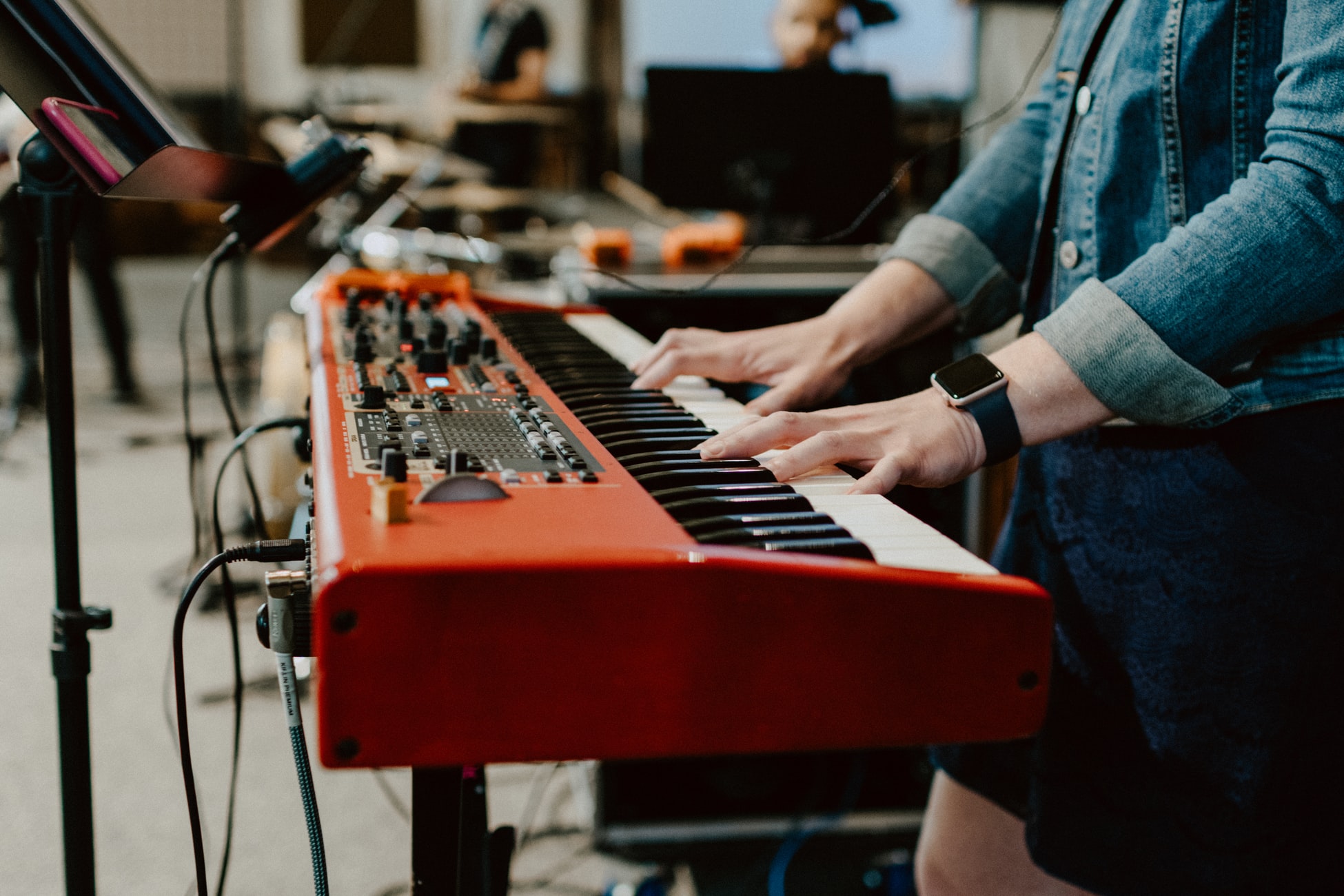 Orange keyboard