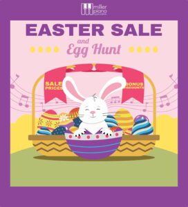 Easter Sale Miller Piano Specialists Square Graphic