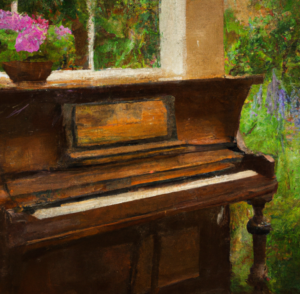 Artist rendition of Everett Piano