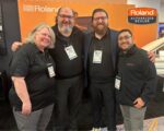 Roland leadership with Miller Piano Specialists team at NAMM 2026 celebrating expanded Roland digital piano partnership in Nashville